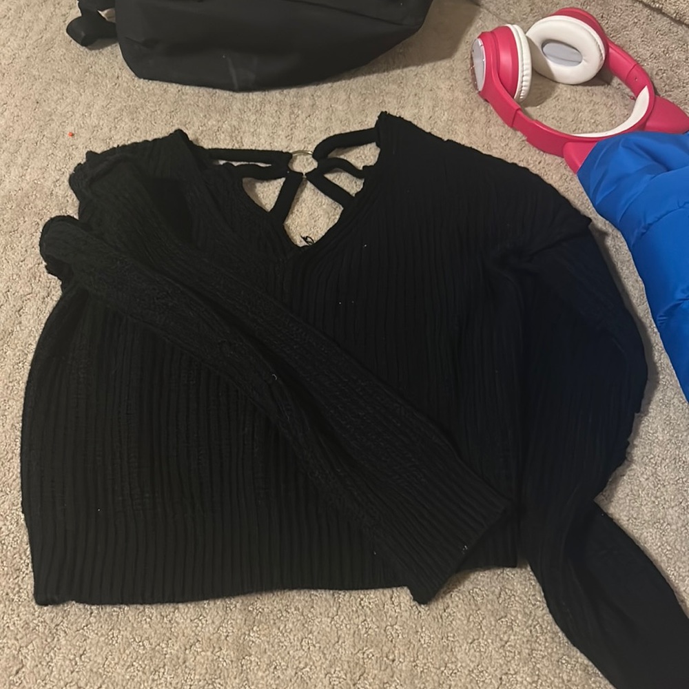 Black sweater